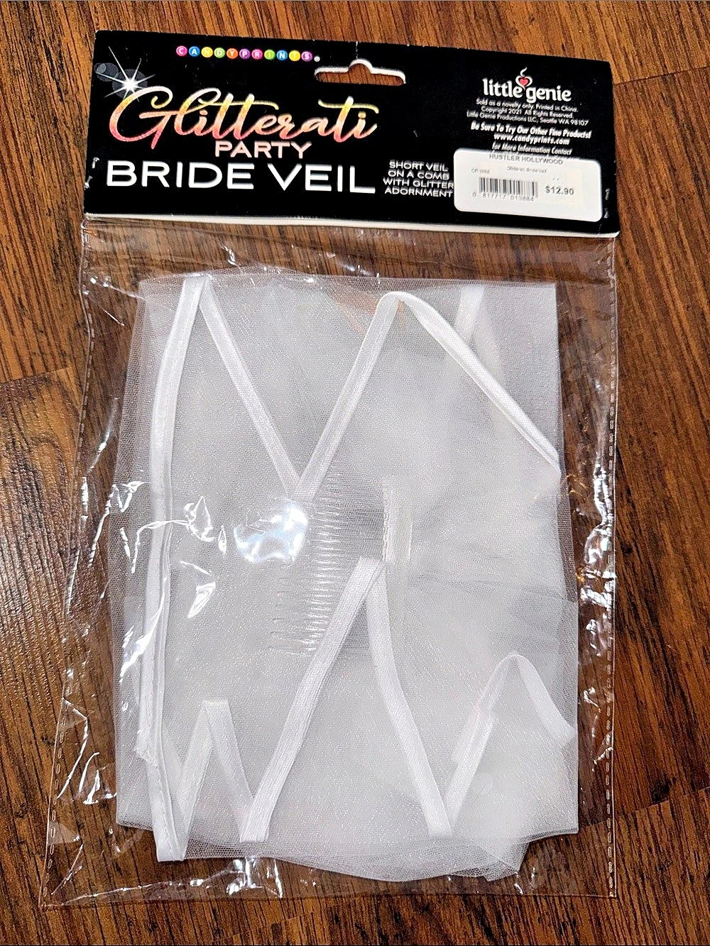 Glitterati Party Bride Veil White C1.FR.1.4